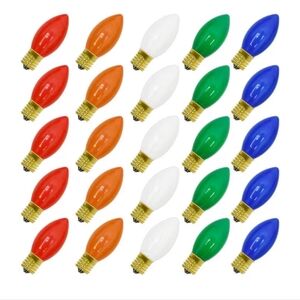 Christmas Bulb Replacement Pack 25